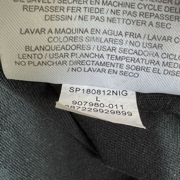 Air Jordan Shirt Mens Large 1 Blk Wht 1985 Jumpman Gym 23 Ali The Champ Style - Picture 13 of 14